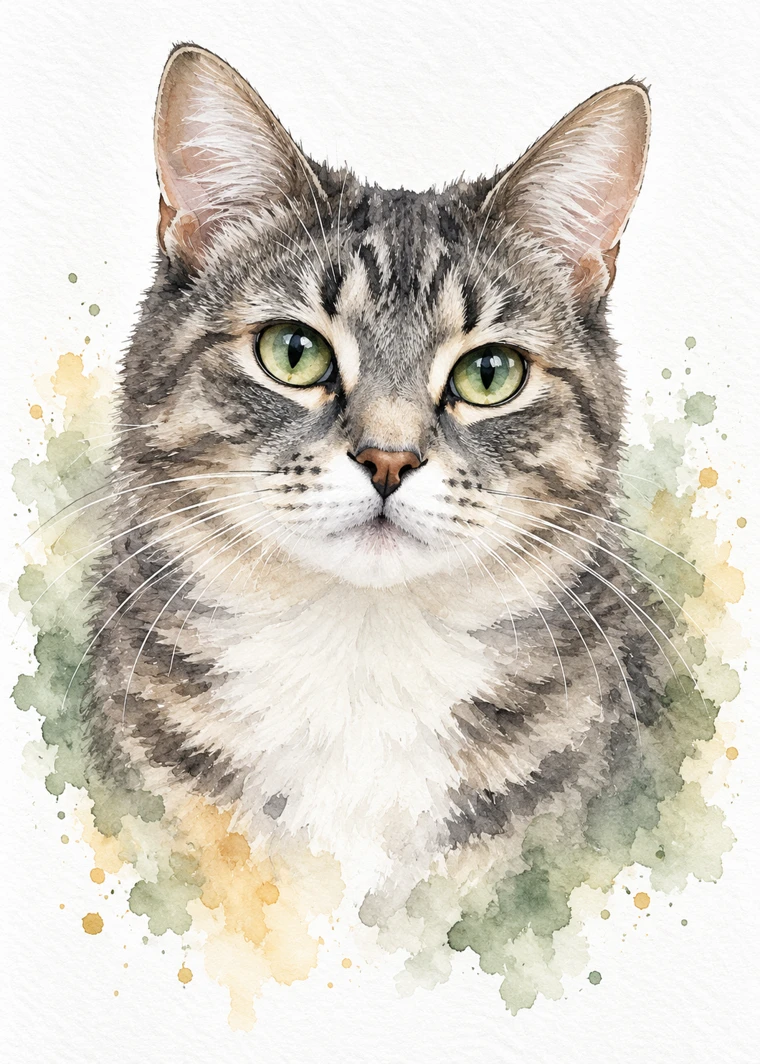 Mon animal à l’aquarelle — exemple fictif